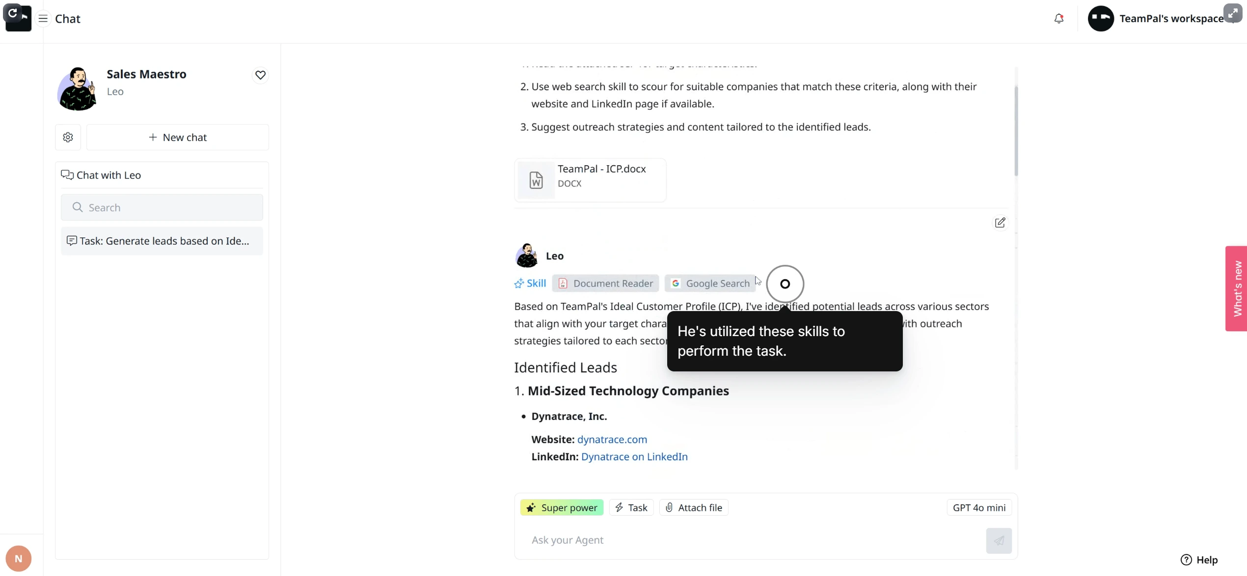 Document Reader & Google Search activated