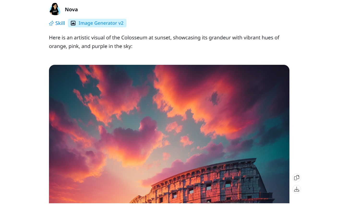 Image Generator V2 Colosseum
